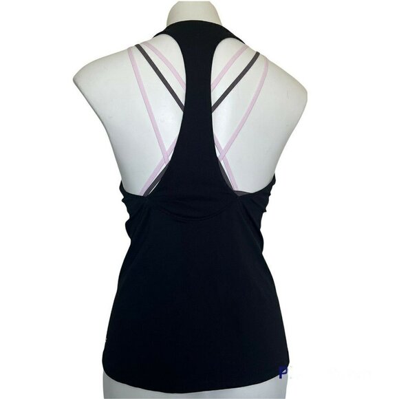 FABLETICS Bra Tank top XSMALL Boost Built-In black pink - Picture 7 of 14